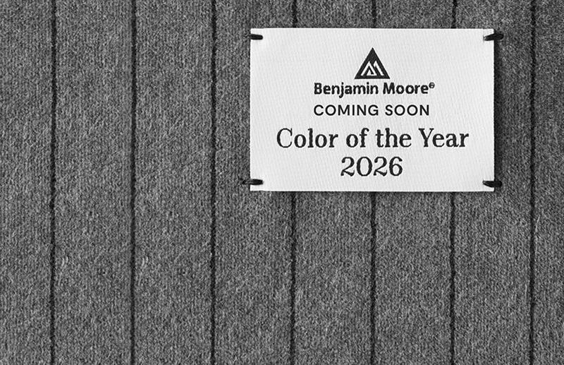 Benjamin Moore's Color of the Year 2026 coming soon.
